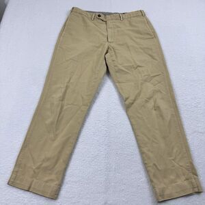 Sid Mashburn‎ Pants Men's 32* Yellow Khaki High Ridge Twill Sport Trouser